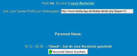 Du hast eine Nachricht bekommen